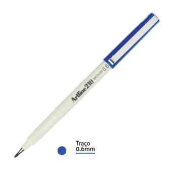 Marcador Medio 0.6mm Artline 210 Azul-1un