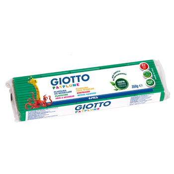 Plasticina Giotto Patplume 350gr Verde Escuro