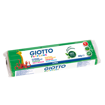 Plasticina Giotto Patplume 350gr Verde Claro
