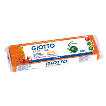 Plasticina Giotto Patplume 350gr Laranja