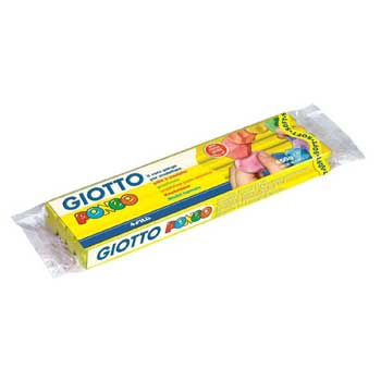 Plasticina Giotto Pongo Soft 450gr Amarelo