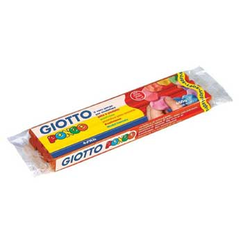 Plasticina Giotto Pongo Soft 450gr Vermelho