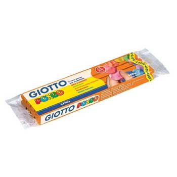 Plasticina Giotto Pongo Soft 450gr Laranja