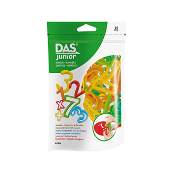 Acessorios Modelagem Das Junior Numeros Blister 16un