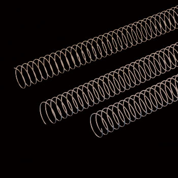 Argolas Espiral Metalicas Passo 5:1 48mm Cx 25 Branco
