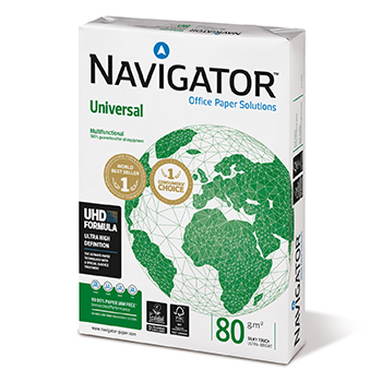 Papel 080gr Fotocopia A4 Navigator Universal 1x500 Folhas