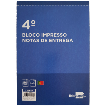 Blocos Impressos-Nota de Entrega- 155x215mm c/Duplicado