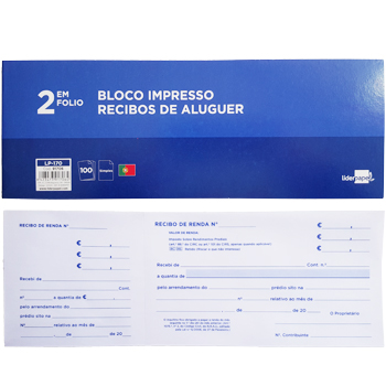 Blocos Impressos-Livro Recibos Renda para Particulares 1un