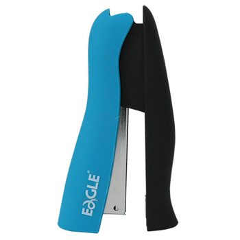 Agrafador 24/6 20 Folhas Eagle Neon Color Azul