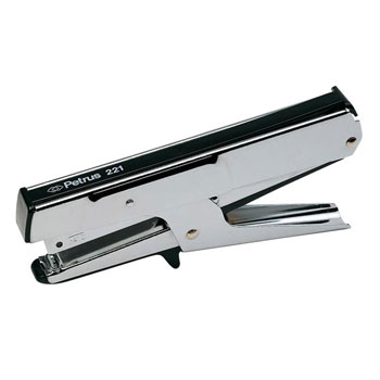 Agrafador Alicate 23/6 20 Folhas Preto
