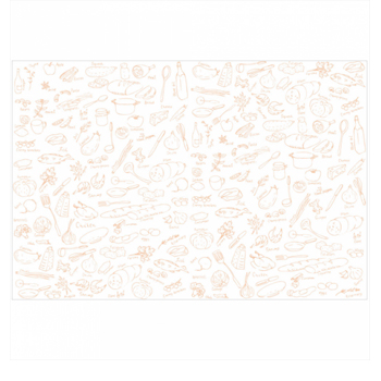 Folhas Papel P/ Charcutaria 35x52cm Branco/Pergaminho 500un