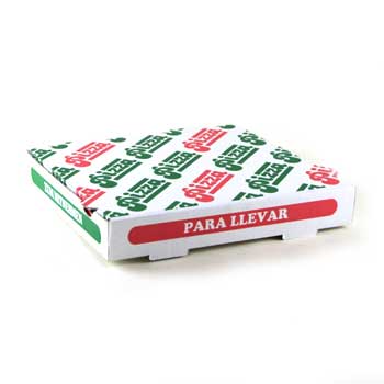 Caixa Pizza Cartão Micro-Canelado 260x260x40mm 100un