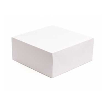 Caixa Cartolina Branca 17,2x20,5x6cm Pack 200un