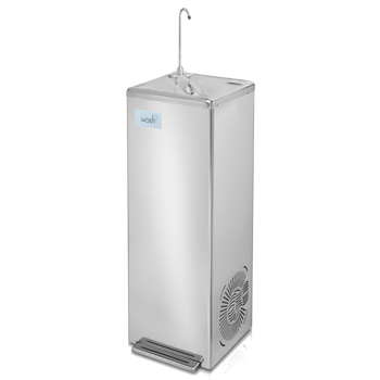 Bebedouro Água Natural Inox Torneira Pedal Filtro