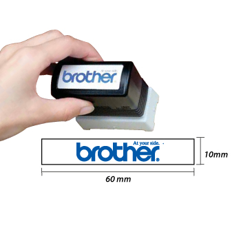 Carimbo BROTHER Azul 6 carimbos de 10x60mm
