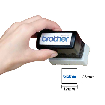 Carimbo BROTHER Azul 6 carimbos de 12x12mm