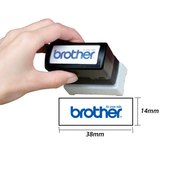 Carimbo BROTHER Azul 6 carimbos de 14x38mm