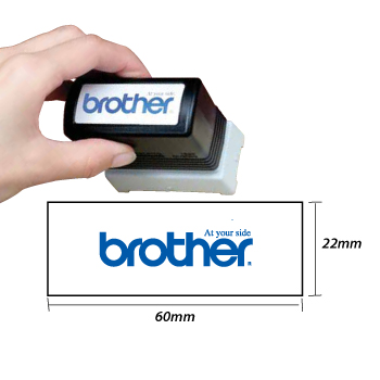 Carimbo BROTHER Azul 6 carimbos de 22x60mm
