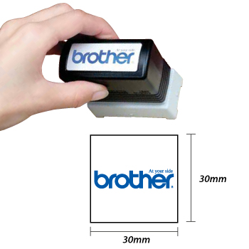 Carimbo BROTHER Azul 6 carimbos de 30x30mm