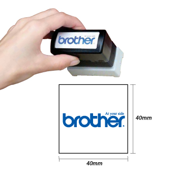 Carimbo BROTHER Azul 6 carimbos de 40x40mm