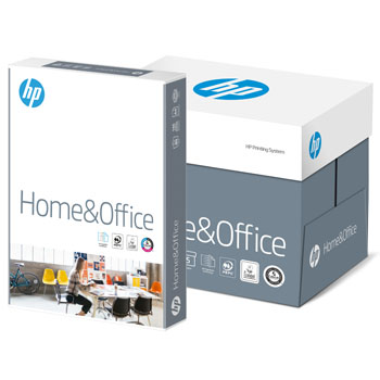 Papel 080gr Fotocopia A4 HP Home&Office 5x500 Folhas