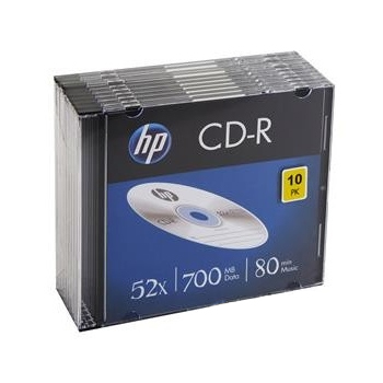 CD-R HP 700Mb 52x 80min Slim Pack 10