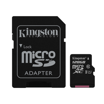 Cartao Memoria KINGSTON128GB Canvas Select Micro SDHC