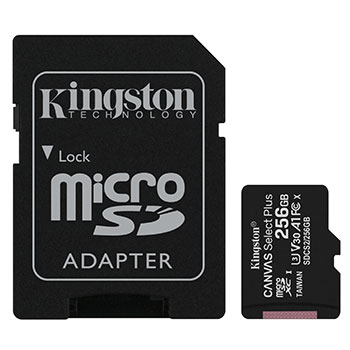 Cartao Memoria KINGSTON 256GB micSDXC Canvas Select Plus