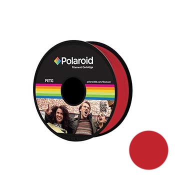 Filamento Polaroid Universal PETG 1.75mm 1Kg Vermelho