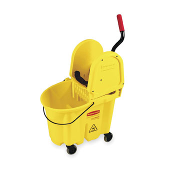 Conjunto Combo WaveBrake (Balde 33Litros+Prensa) Amarelo