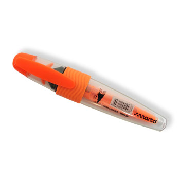 Marcador Fluorescente Smartd laranja-1un