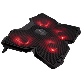 Base Notebook Gaming SUREFIRE Bora Red 17 Pol 4 Ventoinhas