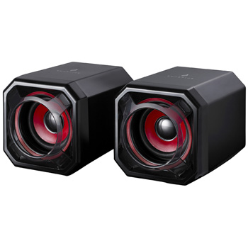 Colunas Gaming SUREFIRE Gator Eye 2.0 USB Preto/Vermelho