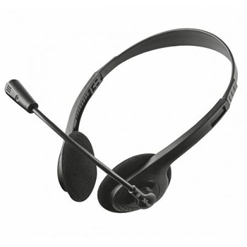 Headset Ziva Chat 21517 Preto Jack 3.5 mm