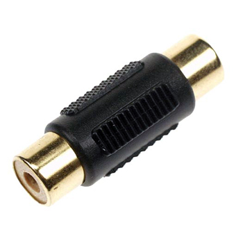 Acoplador 1x RCA F para 1x RCA F