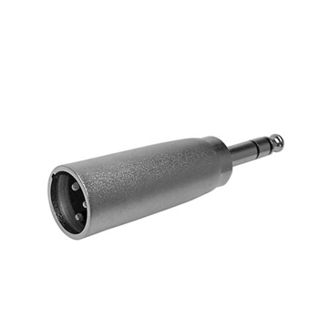 Adaptador XLR 3P M para Jack Stereo 6,35mm M