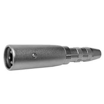 Adaptador XLR 3P M para Jack Mono 6,35mm F