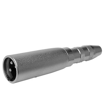 Adaptador XLR 3P M para Jack Stereo 6,35mm F