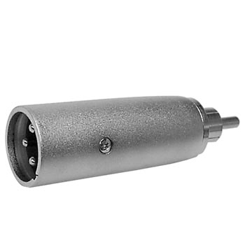 Adaptador XLR 3P macho/ RCA macho