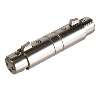 Adaptador XLR 3P fêmea/ XLR 5P fêmea