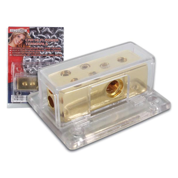 Terminais de alta amperagem p/Auto Hi-Fi