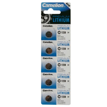 Pilha Lithium CR1220 3,0V 35mAh 5un/blister