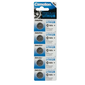 Pilha Lithium CR1616 3,0V 55mAh 5un/blister