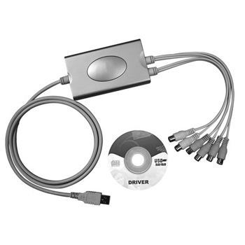 DVR com 4Canais USB - H.264