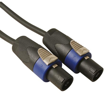 Cabo profissional coluna 2x1,5mm, 2x6,35mm Jack azul 15mts
