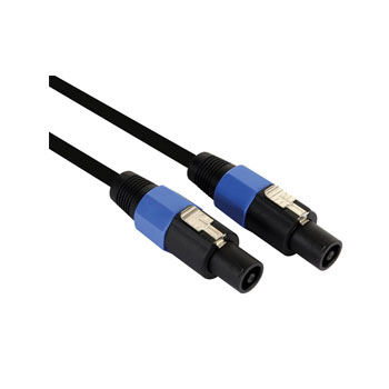 Cabo Profissional SPEAKON  2x2,5mm 2Pin macho azul 10mt