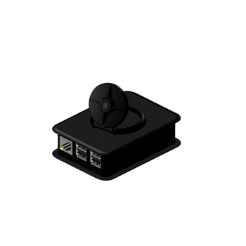 Caixa c/ Camara em Preto para RASPBERRY PI B+