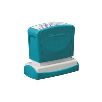 Carimbo 16x48mm Xstamper Quix Preto 1un.